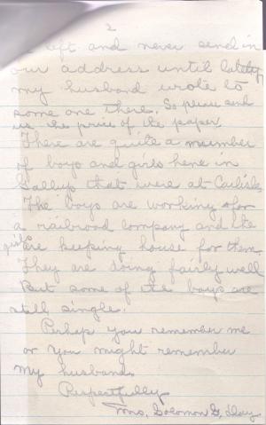 Katie Creager Student File