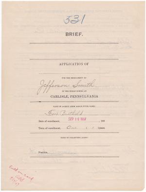 Jefferson Smith Student File Jefferson Smith Student File