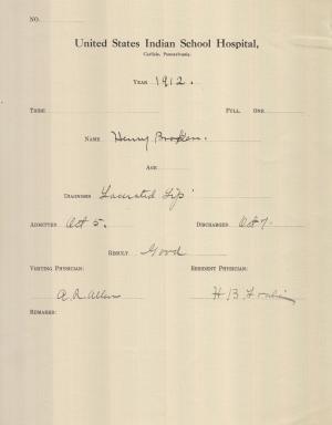 Henry Broker Student File Henry Broker Student File