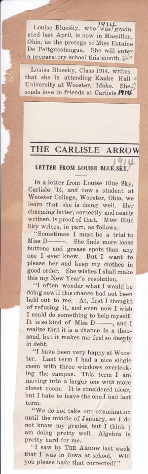 Louise Blue Sky Student File Louise Blue Sky Student File
