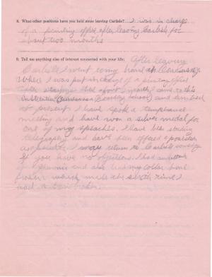 Henry P. Sutton Student File