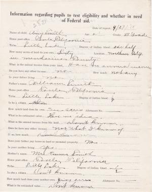 Amy Smith Student File