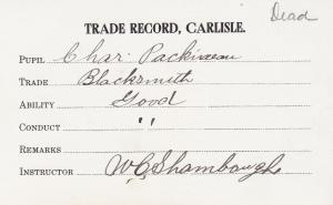 Charles Packineau Student File Charles Packineau Student File