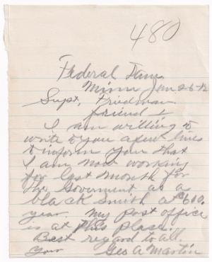 George Martin Student File