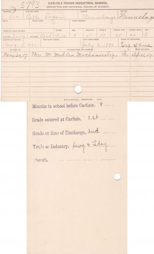 Belle Logan Student File Belle Logan Student File