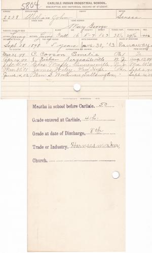 William John Student File