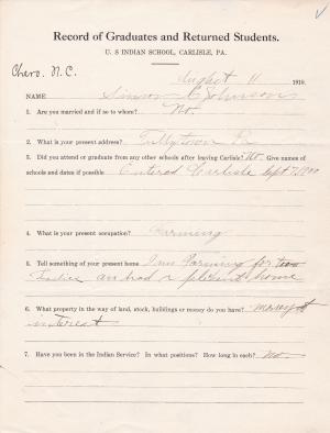 Simon Johnson Student File Simon Johnson Student File