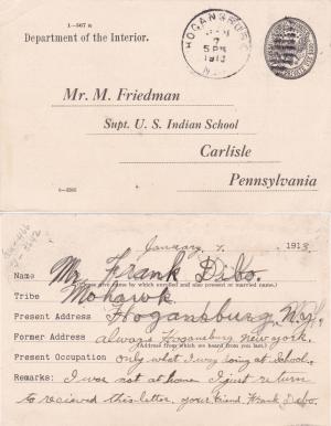 Frank Dibo Student File