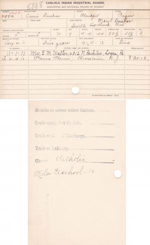 Carrie Dunbar Student File Carrie Dunbar Student File