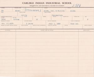 Mabel Doanmoe (Little) Student File Mabel Doanmoe (Little) Student File