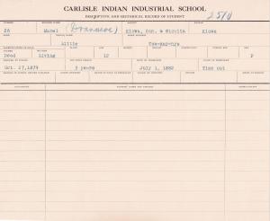 Mabel Doanmoe (Little) Student File