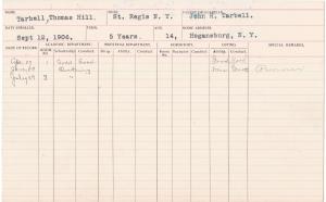 Thomas Hill Tarbell Student File