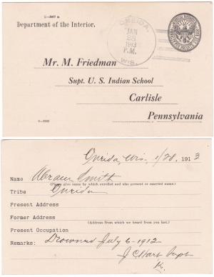 Abram Smith Student File