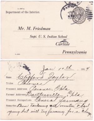 Clifford Taylor Student File