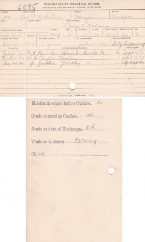 George Williams Student File