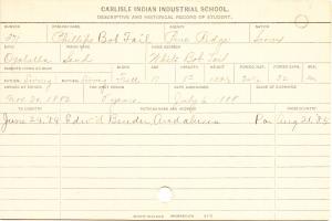 Phillips Bob Tail (Send) Student Information Card Phillips Bob Tail (Send) Student Information Card