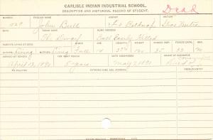 John Bull (The Dwarf) Student Information Card John Bull (The Dwarf) Student Information Card