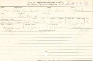 Seth Contanito (Con tan ito) Student Information Card Seth Contanito (Con tan ito) Student Information Card