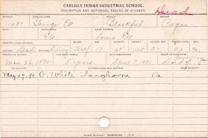 George Ell (Ell) Student Information Card George Ell (Ell) Student Information Card