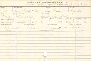Jim Foxcatcher (Fox catcher) Student Information Card Jim Foxcatcher (Fox catcher) Student Information Card
