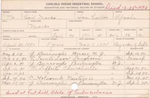 Gail Marko (Marko) Student Information Card Gail Marko (Marko) Student Information Card