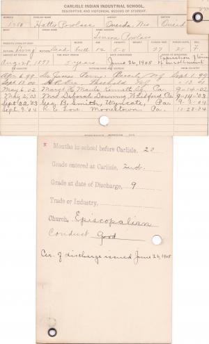 Hattie Powlas Student Information Cards Hattie Powlas Student Information Cards