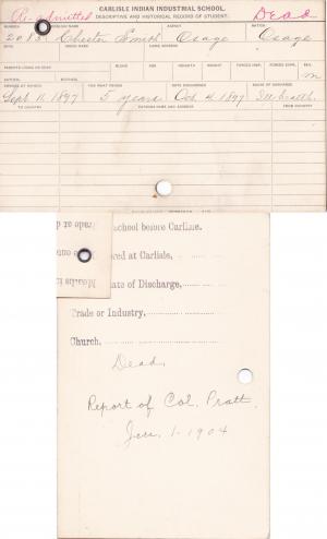 Chester Smith (Wah-sah-ah-tah) Student Information Cards Chester Smith (Wah-sah-ah-tah) Student Information Cards