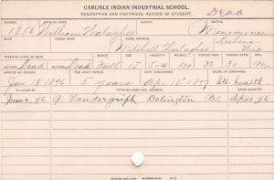 William Wataghse Student Information Card