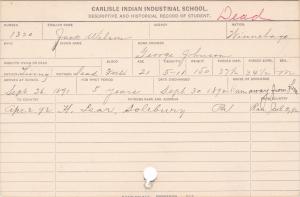Jack Wilson Student Information Card Jack Wilson Student Information Card