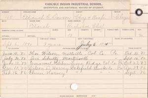 Elkanah C. Dawson (Elkanah) Student Information Cards Elkanah C. Dawson (Elkanah) Student Information Cards