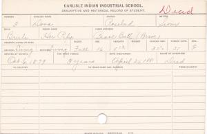 Dora (Her Pipe) Student Information Card Dora (Her Pipe) Student Information Card
