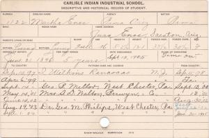 Martha Enos Student Information Card Martha Enos Student Information Card