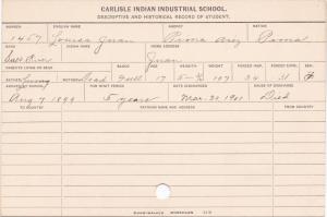 Louisa Juan Student Information Card Louisa Juan Student Information Card