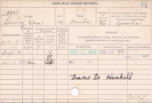 Edna Levering Student Information Cards Edna Levering Student Information Cards