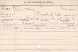 Ellen Macy Student Information Card Ellen Macy Student Information Card