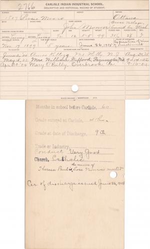 Rosie Monro Student Information Card Rosie Monro Student Information Card