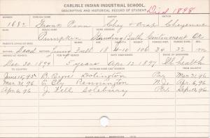 Frank Penn (Pumpkin) Student Information Card Frank Penn (Pumpkin) Student Information Card