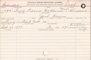 David Tipsico Student Information Card David Tipsico Student Information Card