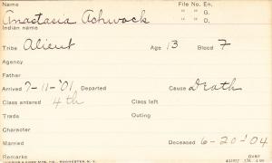 Anastasia Ashouwak Student Information Card Anastasia Ashouwak Student Information Card