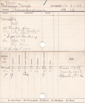 David Bero Progress Card David Bero Progress Card
