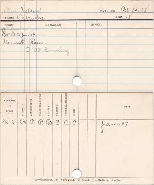 Fred Nelson Blue Progress Card Fred Nelson Blue Progress Card