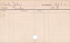 John Clark Progress Card