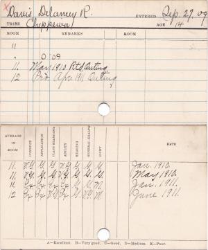 DeLancey Davis Progress Card DeLancey Davis Progress Card