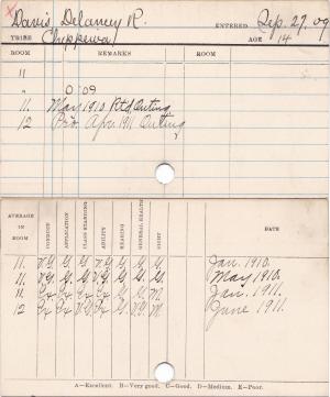 DeLancey Davis Progress Card