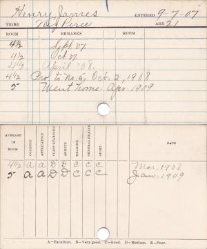 James Henry Progress Cards James Henry Progress Cards