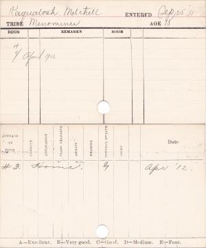 Mitchell Kaquatosh Progress Card Mitchell Kaquatosh Progress Card