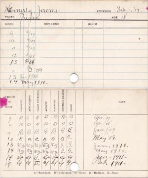 Jerome Kennerly Progress Card Jerome Kennerly Progress Card