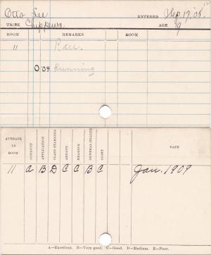 Lee Otto Progress Card Lee Otto Progress Card