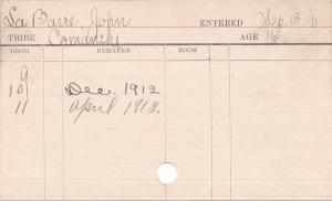 John Le Barre Progress Card John Le Barre Progress Card