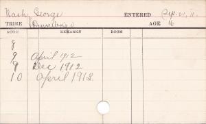 George Nash Progress Card George Nash Progress Card